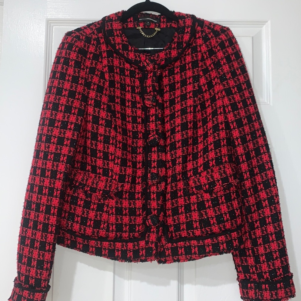 Express design studio tweed like jacket